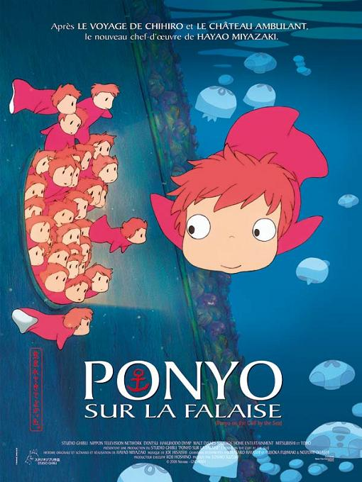 Affiche 1 - Ponyo sur la falaise Affiche 1 - Ponyo sur la falaise